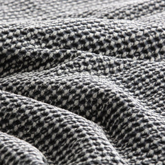 Boronia Stone Washed Cotton Waffle Comforter Set Magnet
