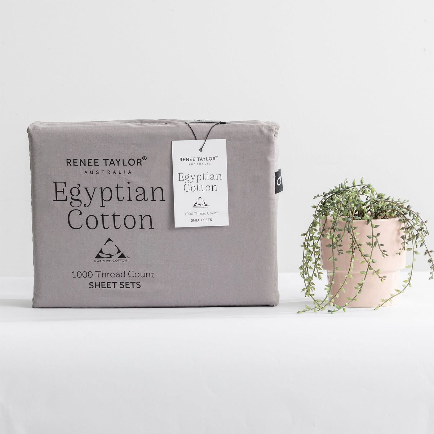 1000 Thread Count Premium Egyptian Cotton Sheet Sets Ash