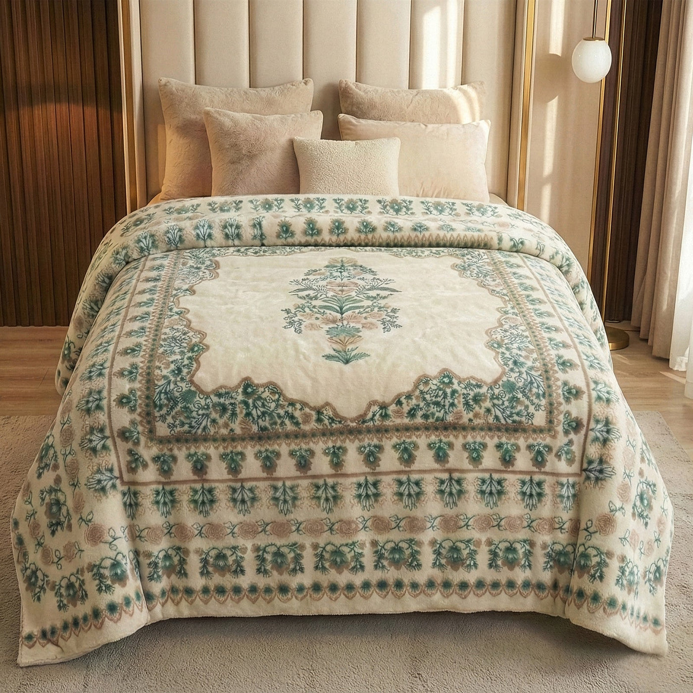 Mink Blanket Printed Heavy weight Queen/King Zendal