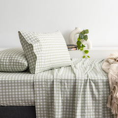 Stewart Patterned Organic Cotton Sheet Set