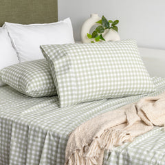 Stewart Patterned Organic Cotton Sheet Set
