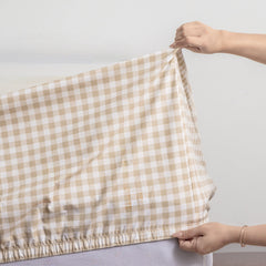 Brooke Patterned Organic Cotton Sheet Set