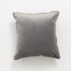 Icon Velvet Cushion Steel 50 x 50 cms
