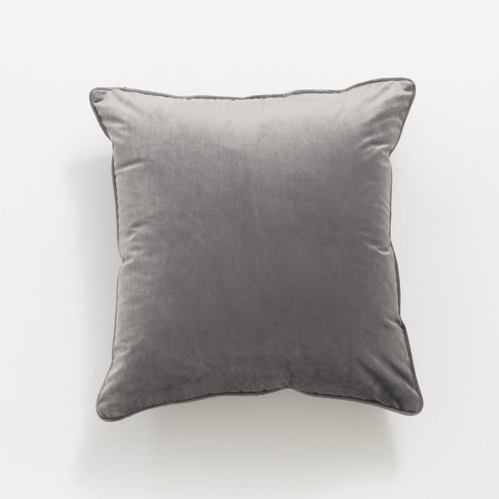 Icon Velvet Cushion Steel 50 x 50 cms
