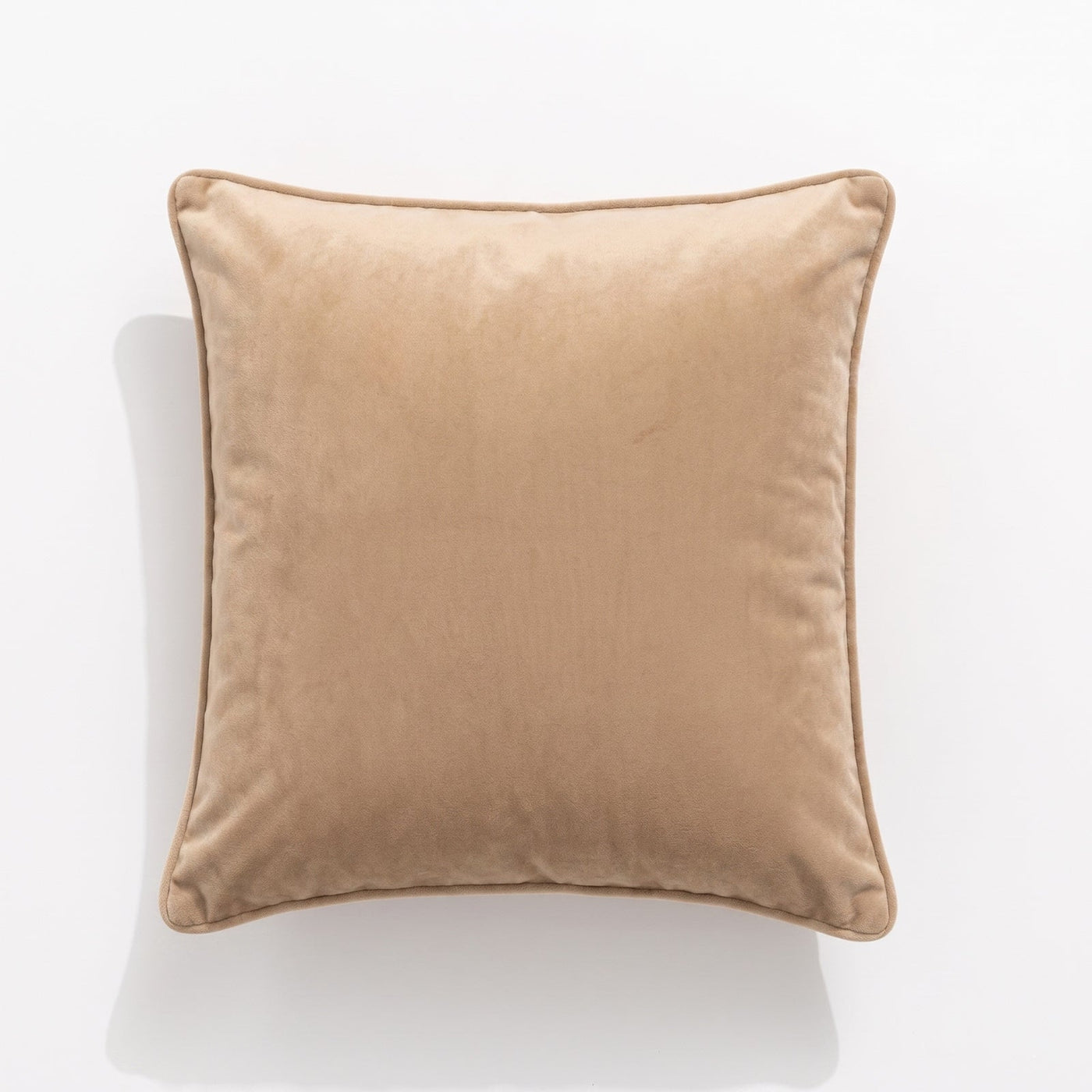 Icon Velvet Cushion Beige 50 x 50 cms