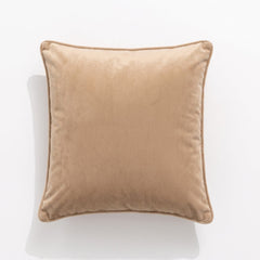 Icon Velvet Cushion Beige 50 x 50 cms
