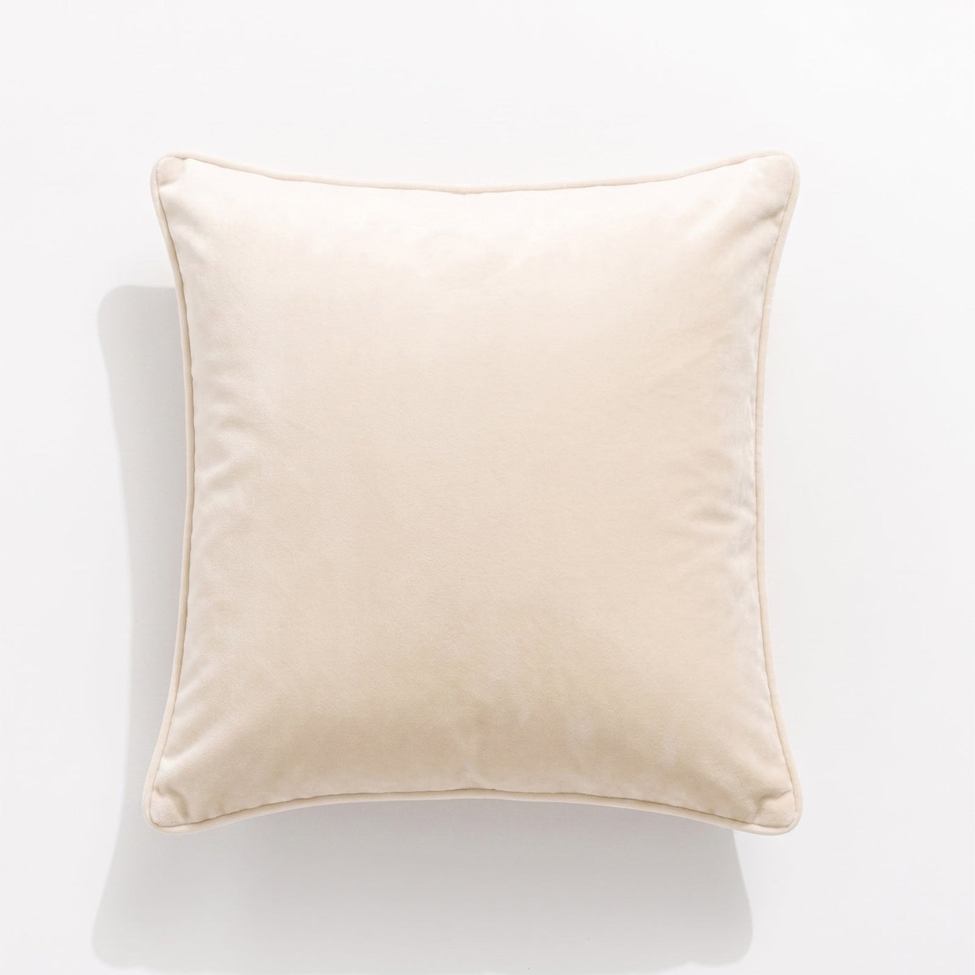 Icon Velvet Cushion Ivory 50 x 50 cms