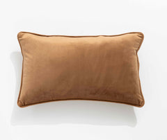 Icon Velvet Cushion Mustard Tan 30 x 50 cms