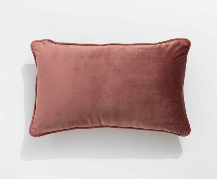 Icon Velvet Cushion Mahogany 30 x 50 cms