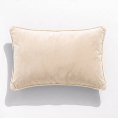 Icon Velvet Cushion Ivory 30 x 50 cms