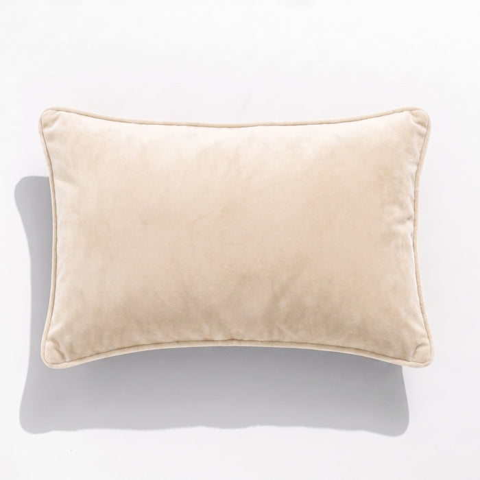 Icon Velvet Cushion Ivory 30 x 50 cms