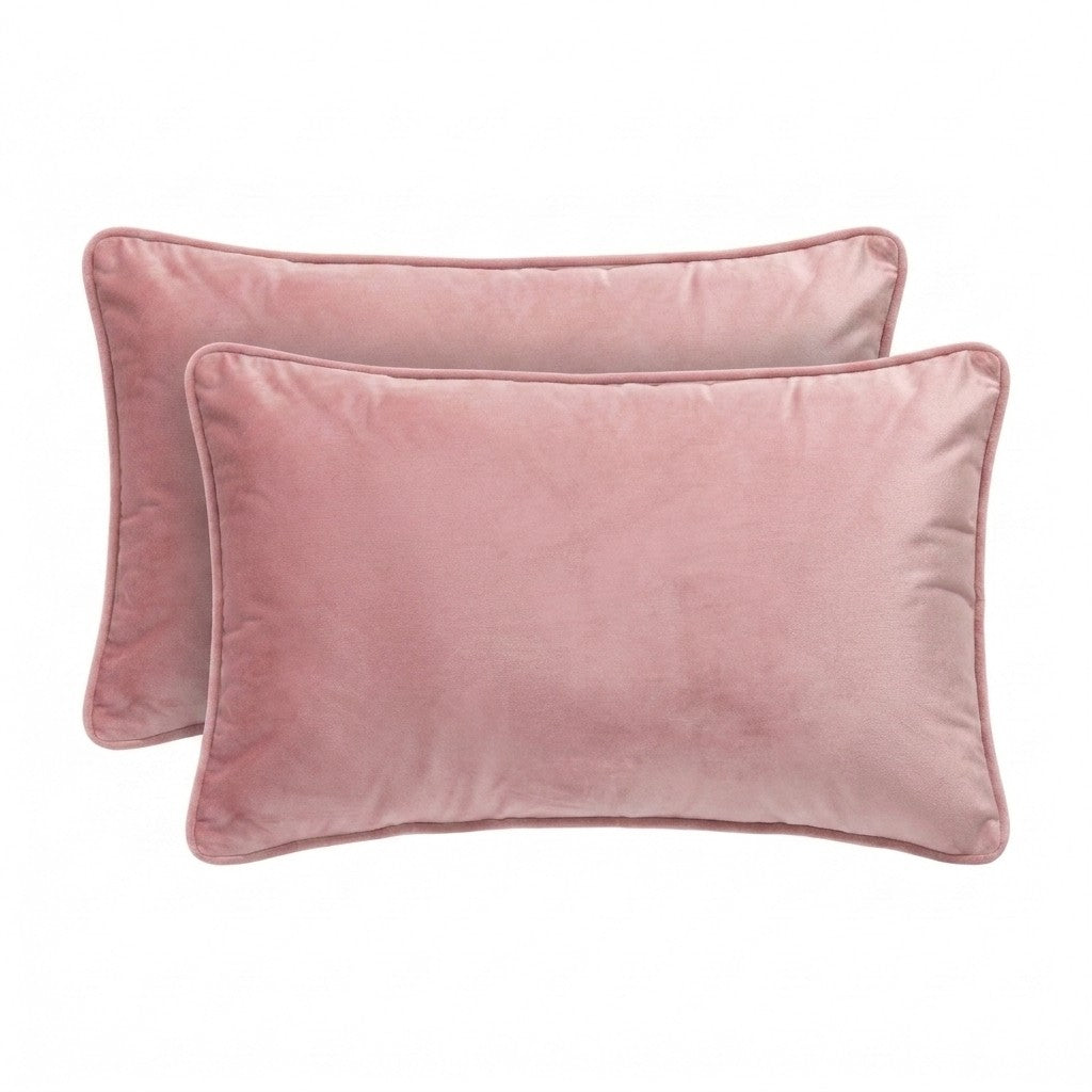 Icon Velvet Cushion Twin Pack Blossom 30 x 50 cms
