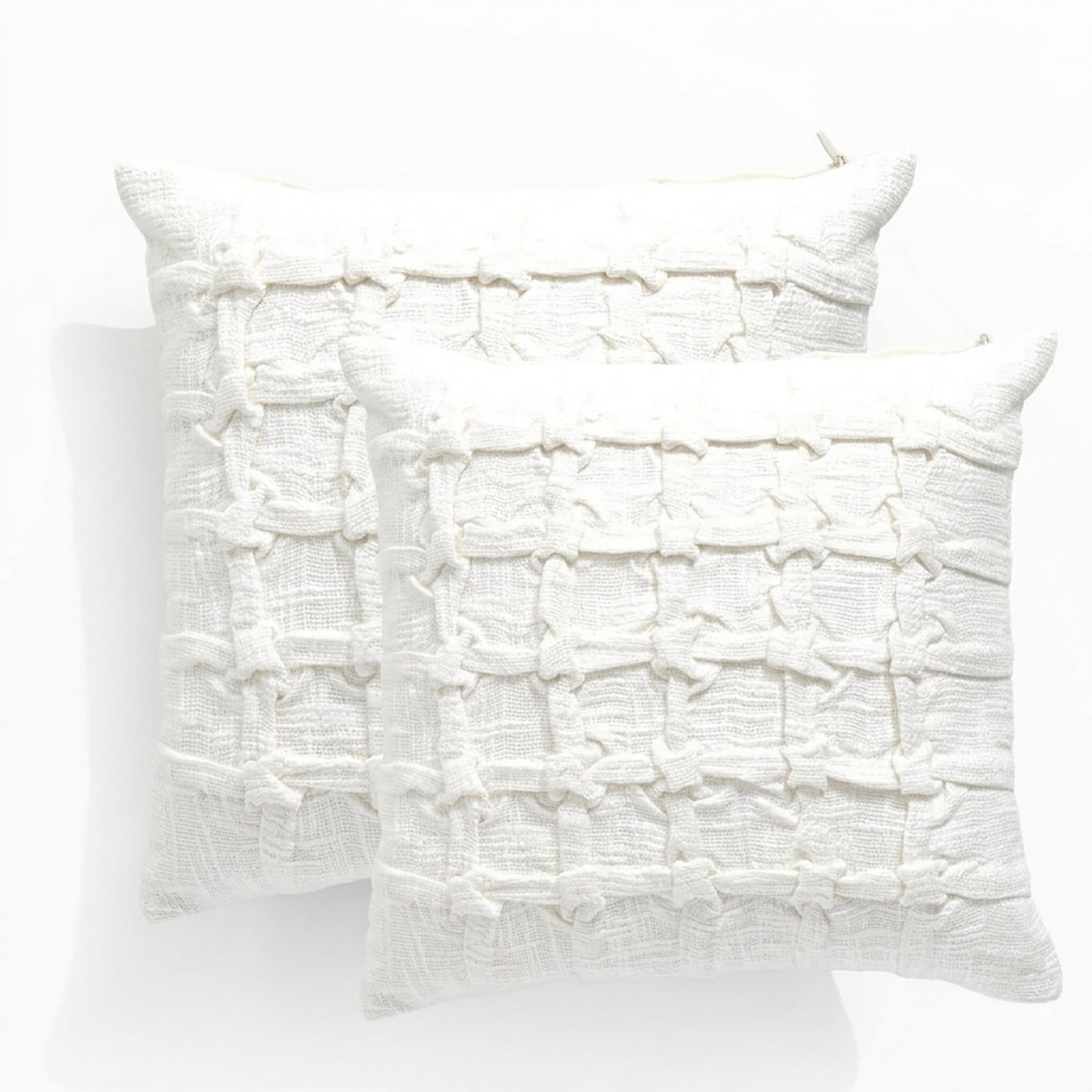 Leiden Cotton Cushion Twin Pack 50 x 50 Cms