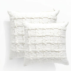 Leiden Cotton Cushion Twin Pack 50 x 50 Cms