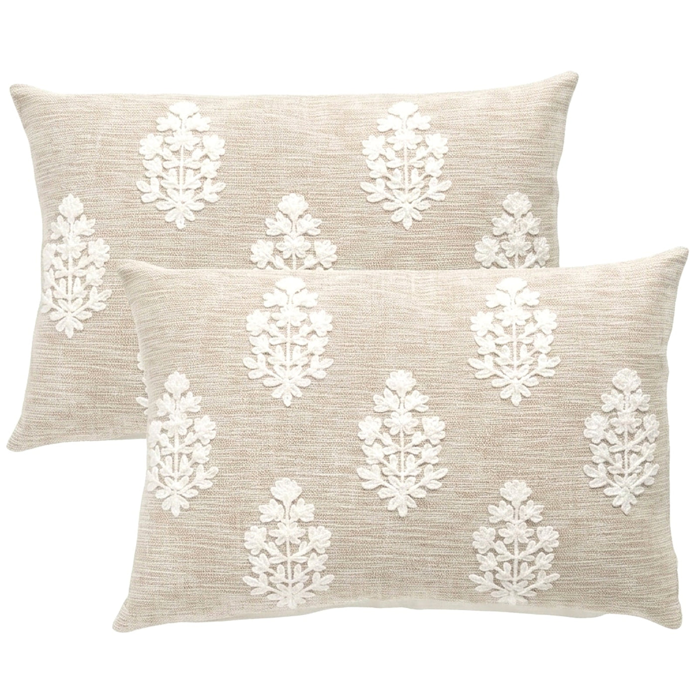 Mirabella Cotton Cushion Twin Pack 35 x 50 Cms