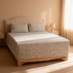 Botanical Mist Pure Cotton Fitted Sheet Combo