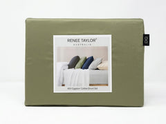 Egyptian Cotton Sheet Set Basil