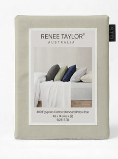 Egyptian Cotton Fitted & Pillow Case Set Vanilla - No Flat Sheet