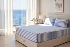 Coastal Bliss Pure Cotton Fitted Sheet Combo