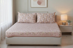Downton Floral Pure Cotton Fitted Sheet Combo