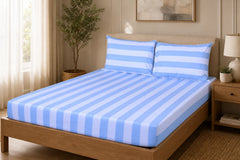 Hamptons Pure Cotton Fitted Sheet Combo