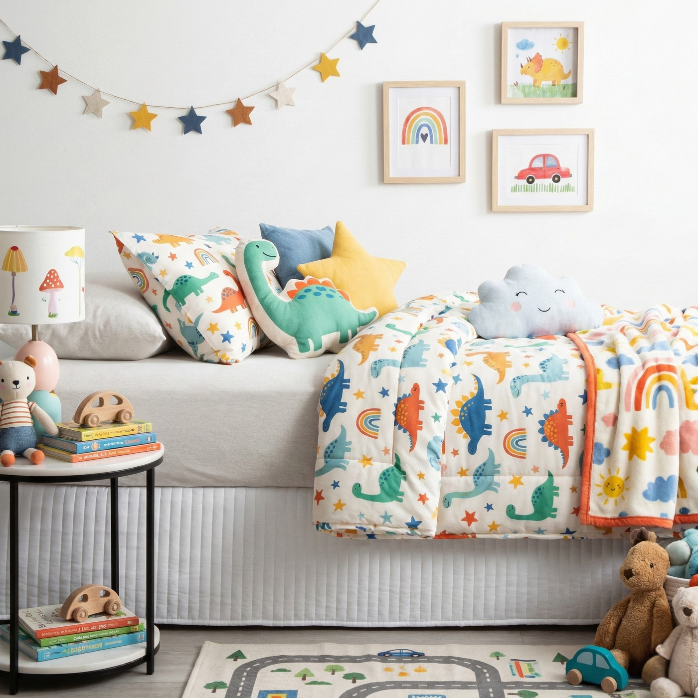 Kids Organic Jersey Fitted & Pillowcase Sheet Ecru - No Flat Sheet