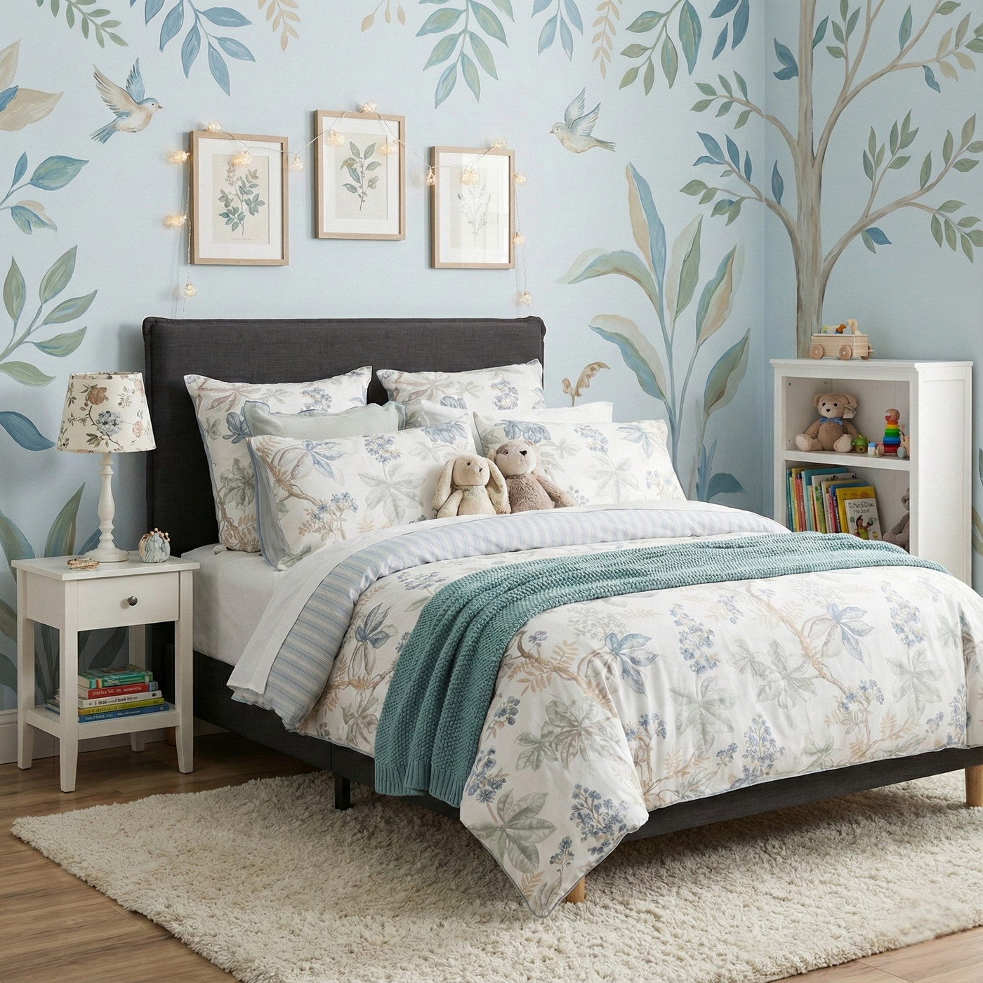 Kids Floral Vine Quilt Cover Set