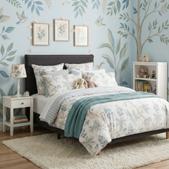 Kids Floral Vine Quilt Cover Set