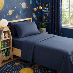 Bamboo Cotton sheets 500 TC set Indigo