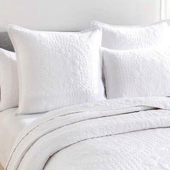 Asher Jacquard Coverlet Set White
