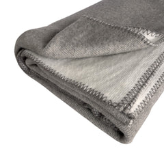 Atelier Blanket Throw 130 x 180cm Grey & White
