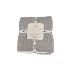 Atelier Blanket Throw 130 x 180cm Grey & White