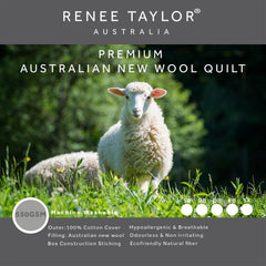 Premium Australian New Wool Quilt 550 GSM