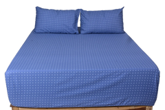 Dot Matrix Pure Cotton Fitted Sheet Combo