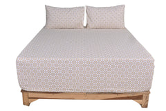 Dessert Mandala Pure Cotton Fitted Sheet Combo
