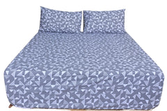 GeoAbstract Pure Cotton Fitted Sheet Combo