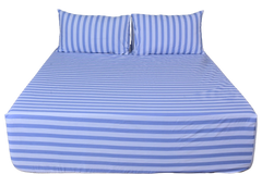 Coastal Bliss Pure Cotton Fitted Sheet Combo