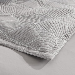 Bengali Jacquard Quilt cover Set Silver