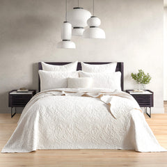 Berlin Jacquard Coverlet Set Stone