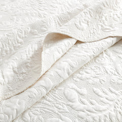 Berlin Jacquard Coverlet Set Stone