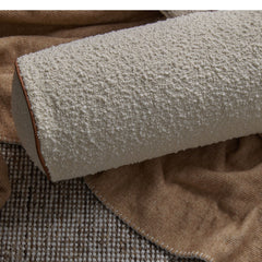 Brooklyn Bolster Boucle Cushion 60 x 18cm Dia White