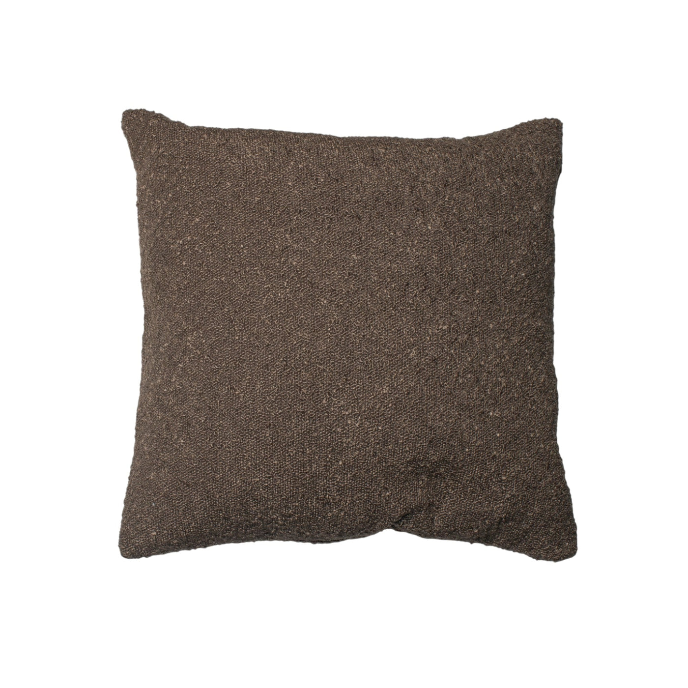 Brooklyn Feather Filled Boucle Cushion 50 x 50cm Chocolate