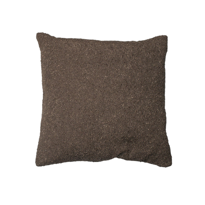 Brooklyn Feather Filled Boucle Cushion 50 x 50cm Chocolate