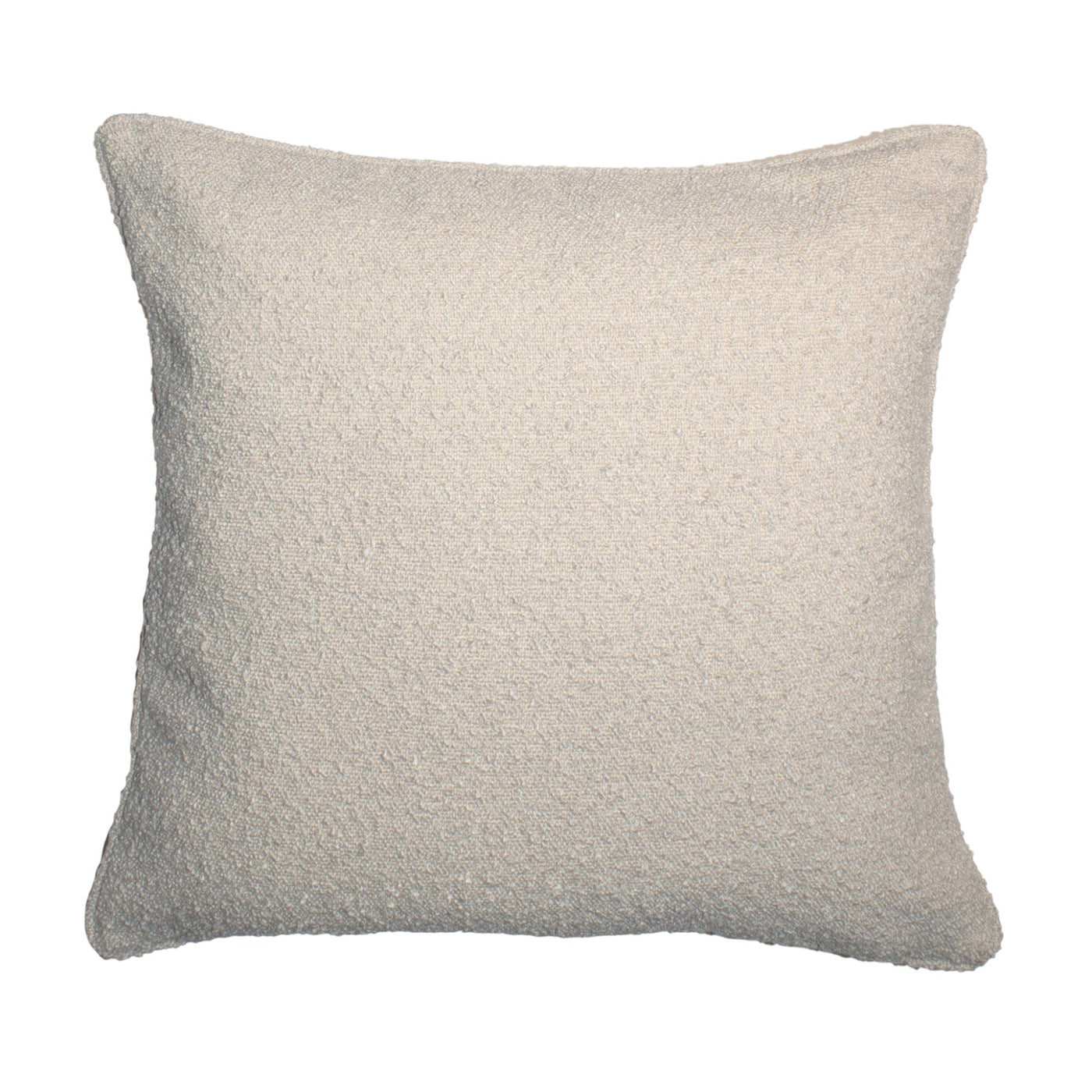 Brooklyn Feather Filled European Boucle Cushion 60 x 60cm Milky Coffee