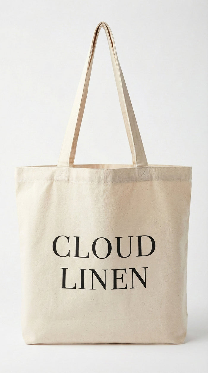 Cloud Linen Tote Bag