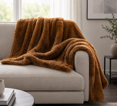 Faux Fur Throw