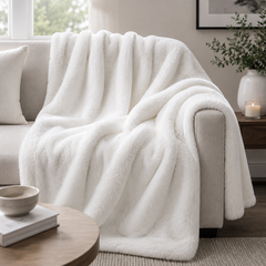 Faux Fur Throw