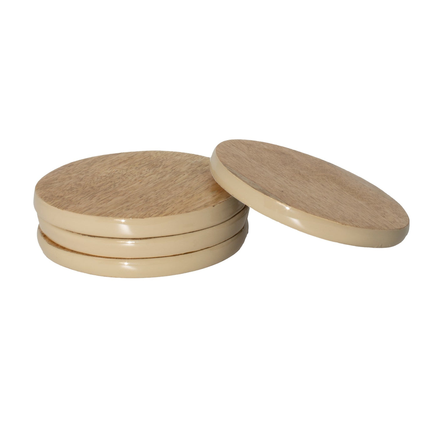 Corinne Coasters 4pk 10x10x1cm Light Taupe