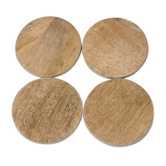 Corinne Coasters 4pk 10x10x1cm Light Taupe