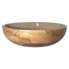 Corinne Salad Bowl 40x40x10cm Light Taupe